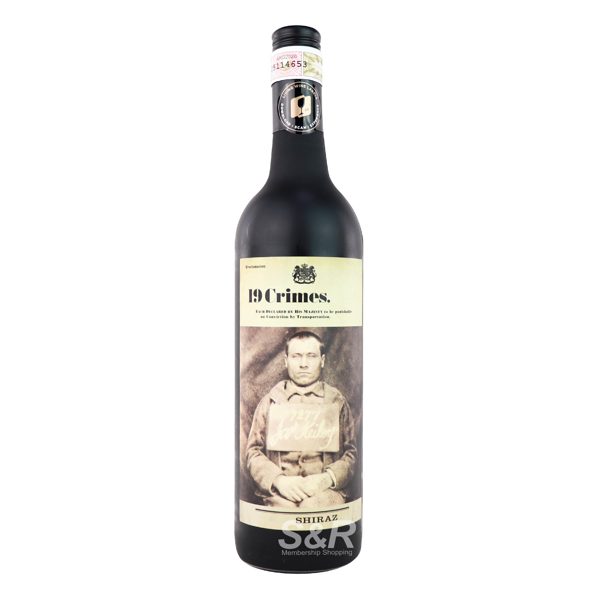 19 Crimes Shiraz 750mL 19 Crimes Shiraz 750mL
